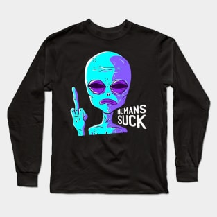 Human Suck Long Sleeve T-Shirt